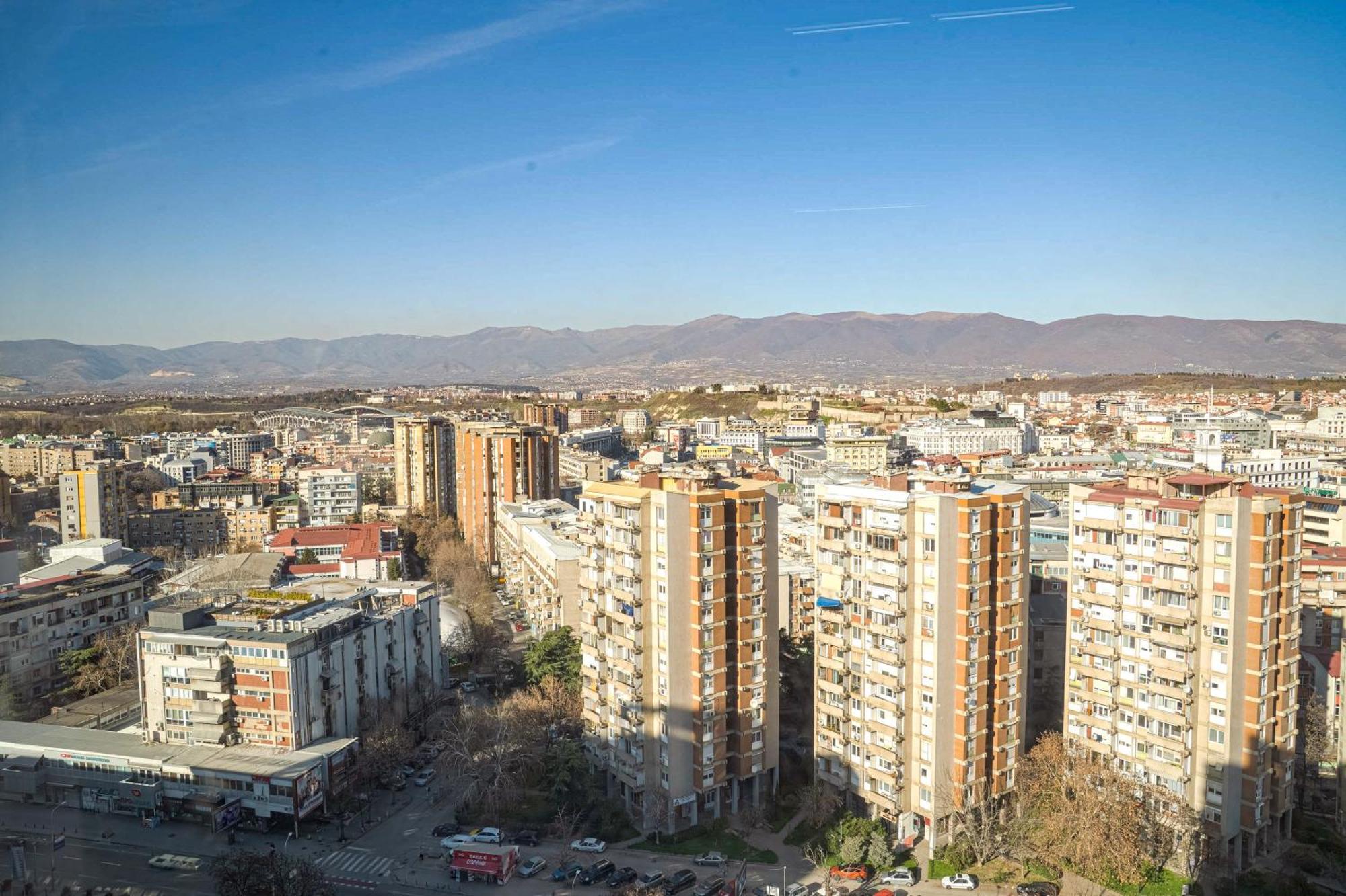 180° View Apartment In Diamond Building Skopje Zewnętrze zdjęcie